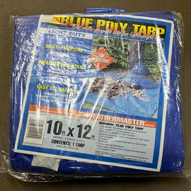 10x12 blue poly tarp